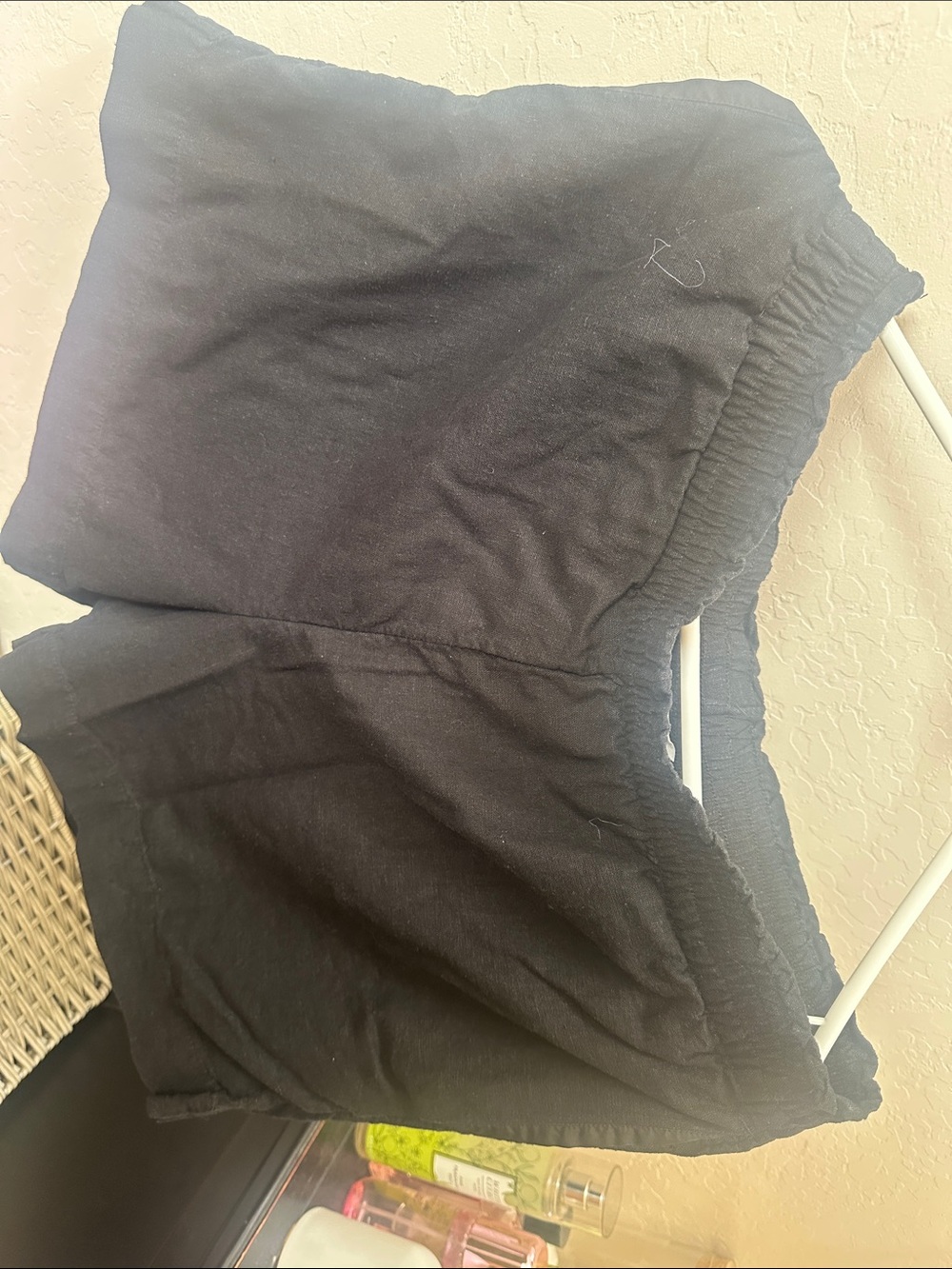H&M Black Women's Casual Elastic-Waist Shorts